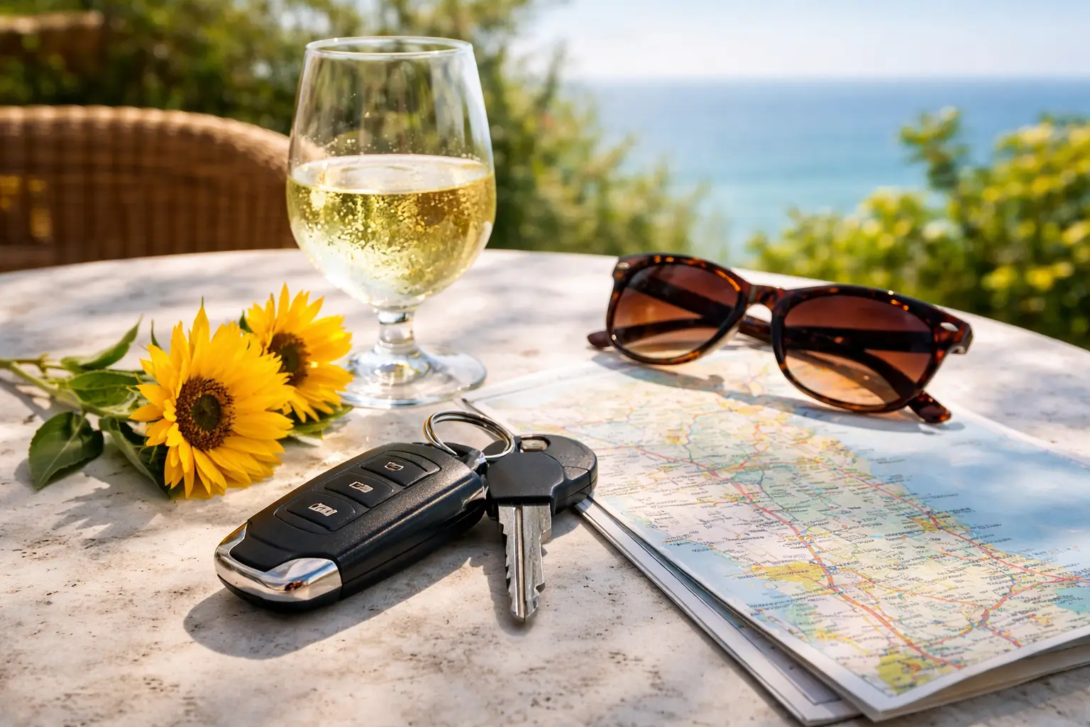 Documenti e chiavi per prenotazione noleggio ad Ancona