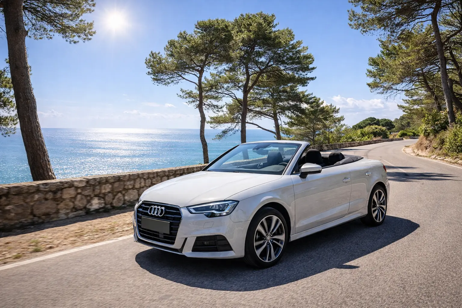 Cabrio per tragitti panoramici sulla costa