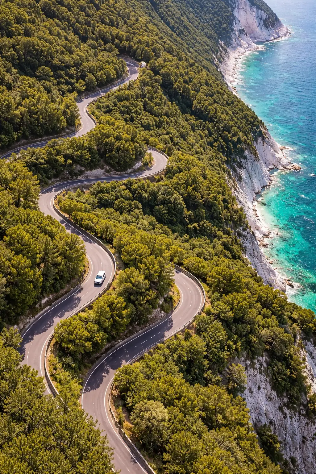 Percorso collinare vicino ad Ancona